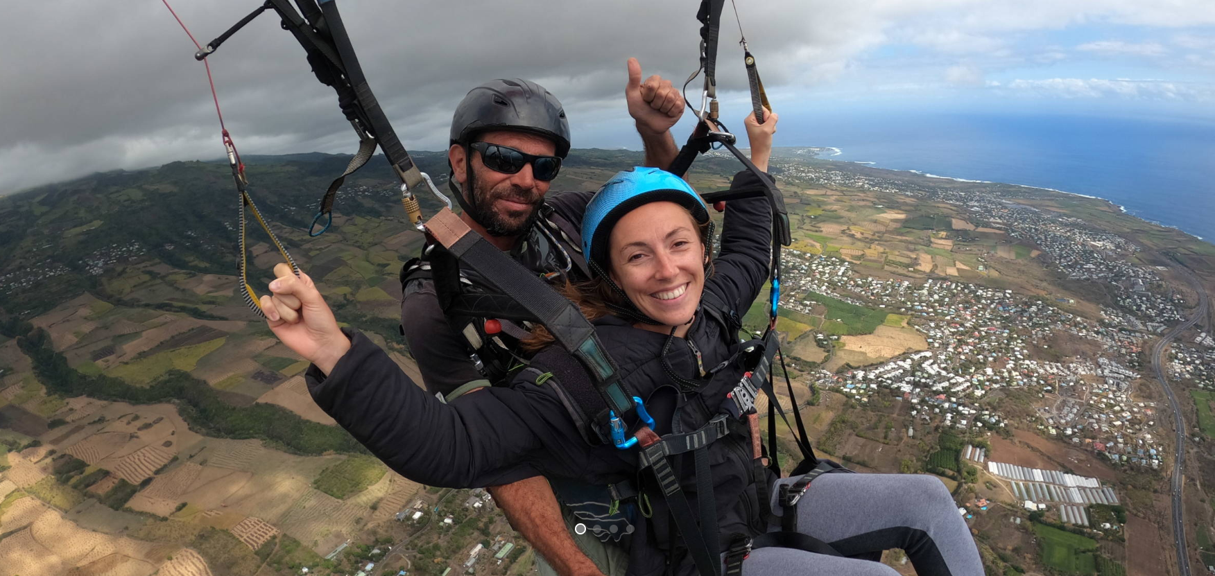 Parapente la Réunion Saint Leu