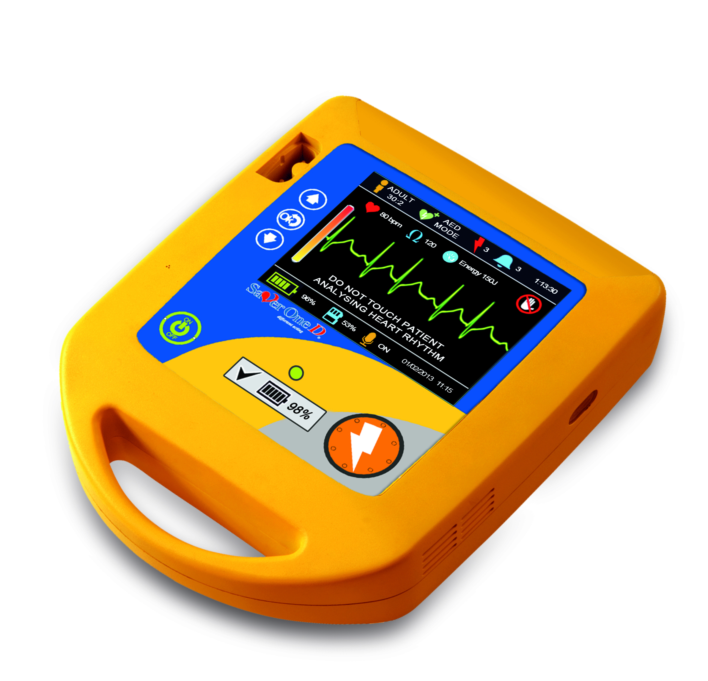 Défibrillateur Automatique Saver One -  ILE de la Réunion  Biosystema  Médical GSM 0693705979  Georges Aure livraison 48H00